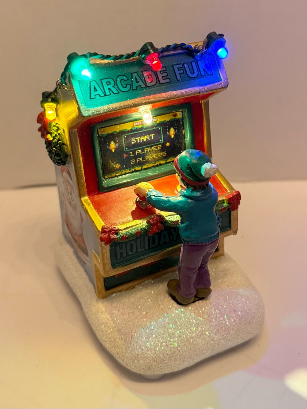 St. Nicholas Square® Village Holiday Arcade Game Table Decor in box - Picture 5 of 8